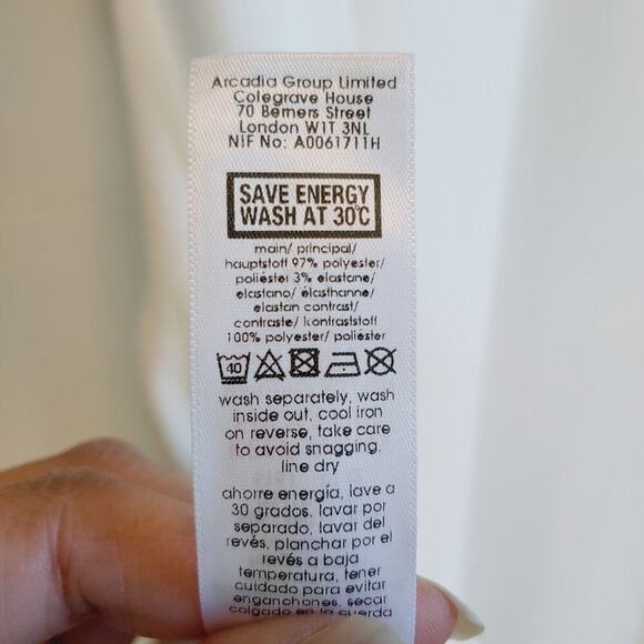 Evans Open Front Long-Line Jacket Sz 16 - Picture 9 of 9